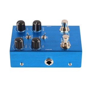 Pédale <span class=keywords><strong>d</strong></span>'effet de <span class=keywords><strong>guitare</strong></span> Multifonctionnel Sound Volume Drive Tone Control Sound Amp Simulator Distortion Pedal Blue - Product Image 3