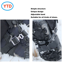 Crampons à glace d'hiver de haute qualité / Grips antidérapants pour chaussures / Crampons à neige - Unisexe