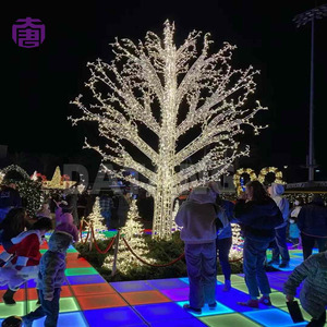 Giant <b>Outdoor</b> Metal <b>Tree</b> Sculpture <b>Light</b> for Christmas Resorts City Squares Parks and Commercial Festive Displays - Product Image 2