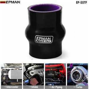 Tuyau en silicone EPMAN tuyau droit HUMP Intercooler tuyau Turbo coupleur droit tuyau en caoutchouc tuyau de radiateur pour Civic VW MK7 EP-SSTF - Product Image 3