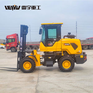 4x4 מגרש טריטור דיזל מלגזה משטח מלגזה 3 טון 4 טון 5 טון מלגזה לשטח גס מלגזה 4 כיוונית - Product Image 1