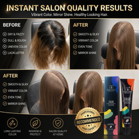 Pabrik Pewarna Rambut Terkemuka, Krim Pewarna Rambut untuk Salon dengan 57 Pilihan Warna Fashion Tersedia