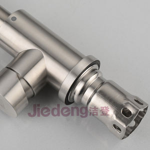 حنفية حوض مطبخ بذراع واحد من الفولاذ المقاوم للصدأ بسعر جيد بتصميم مصقول جديد مع صنابير مياه باردة وساخنة - Product Image 4