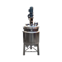 Cuve mélangeuse chauffante en acier inoxydable à double enveloppe pour le traitement des liquides