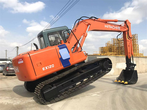 Excavadora de 12 toneladas Precio bajo y excelentes condiciones Excavadora Hitachi EX120 ZX120 usada - Product Image 4