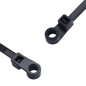 100個入り セルフロック式取り付け可能ヘッドケーブルタイ <span class=keywords><strong>3</strong></span>*120mm 固定ナイロンジップタイ 環境に優しいネジ - Product Image 4