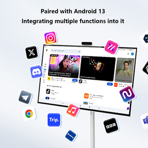 <span class=keywords><strong>TV</strong></span> Smart Portatile da 24 Pollici - Schermo Touch con Supporto e Display Personalizzabile - Product Image 5