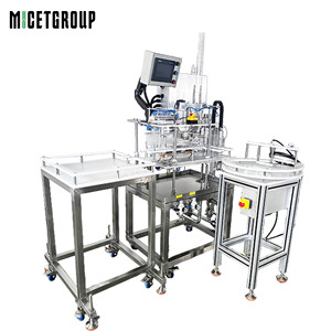 Línea de llenado de latas de 1 cabezal completamente automática Máquina de etiquetado de limpieza de llenado de latas combinadas - Product Image 1
