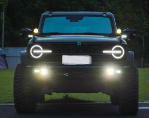 M4 mtigersports ชุดไฟ LED 4WD คุณภาพสูงชุดไฟคอมโบไฟสูงต่ำดีไซน์เลนส์สีสวิตช์ปรับอุณหภูมิได้ - Product Image 5