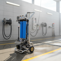 Système mobile d'osmose inverse 300L/H, machine de dessalement RO portable, installation de purification d'eau pure pour le nettoyage des fenêtres et le lavage de voitures