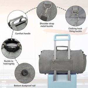 Maleta de viaje 2 en 1 convertible con correa para el hombro, tipo bolso de mano, de 49L, para hombre, de la fábrica BSCI. - Product Image 5