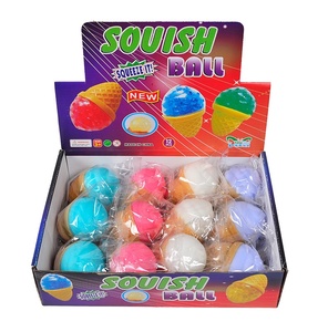 Jouet anti-stress exclusif en forme de crème glacée CS, en caoutchouc TPR, à récupération lente, coloré, en forme de boules de pâte à presser pour les jeunes - Product Image 6