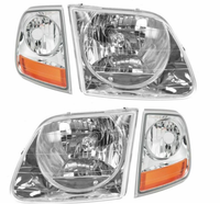 Faros Delanteros Mejorados para Auto, Luces de Esquina, Luces de Estacionamiento, Faros para Ford F150 Expedition 1997-2003, Solo Venta al Por Mayor, Servicio OEM y ODM
