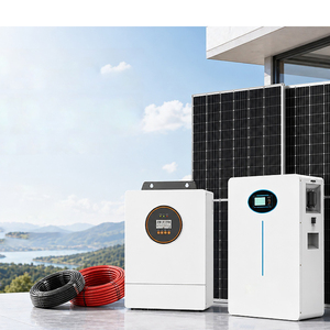 Kit Photovoltaïque Intégré pour la Production d'Énergie Solaire Domestique 6/12KW Système de Production d'Énergie Photovoltaïque Hors Réseau avec Stockage d'Énergie - Product Image 1
