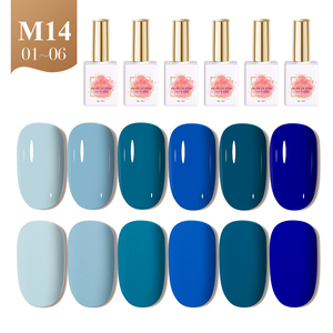 MIMAGPIE ขายส่งเจลทาเล็บวีแกนธรรมชาติแบบ OEM 6 สี เจลยูวีแบบลอกออกได้ รับผลิตเจลทาเล็บแบบกำหนดเองและติดฉลากส่วนตัว - Product Image 1