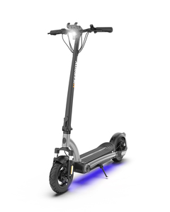 Trottinette électrique pour adultes HIKERBOY <span class=keywords><strong>Foxtrot</strong></span> Plus Grey, moteur 500W, vitesse maximale de 25 km/h, double suspension, trottinette électrique pliable amovible - Product Image 1