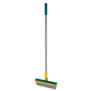 Floor Brush Long Handle Nylon Bristles Dual Purpose <b>Scraper</b> And Brush For Bathroom Tile <b>Cleaning</b> - Product Image 1