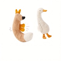 Nouvelle poupée en peluche douce pour animaux de compagnie, jouet de compagnie amusant et divertissant pour chat, qui émet des sons lorsqu'il est mâché, pour soulager l'ennui des chiots.
