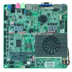 Intel Haswell i3/i5/i7 Dünnes ALL-IN-ONE-MINI-ITX-Motherboard mit 2LAN 6COM 12VDC H98UT 6 * RS232 GPIO