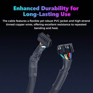 Câble de tête d'impression Creality K2, matériau PVC, résistant aux hautes températures, fil plat FPC, remplacement pour imprimante 3D, compatible OEM - Product Image 4