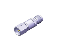 Adaptateur coaxial RF série 2,4 mm DC-50 GHz, connecteur étanche à montage sur panneau avec faible VSWR et faible perte d'insertion