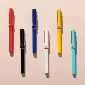 Promotional Gel <b>White</b> Blue for School Souvenirs Plastic Advertising Ink <b>Pens</b> With Custom Logo - Product Image 2