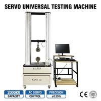 Machine d'essai universelle à double colonne à commande informatique, testeur de résistance à la traction, compatible avec les normes ISO, ASTM, DIN