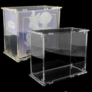 Nhà máy tùy chỉnh bán buôn có thể tháo rời Poke Mon Acrylic etb hộp trò chơi, thích nghi với TCG Booster và hộp đào tạo ưu tú - Product Image 3