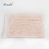 Kit d'entraînement à la suture chirurgicale, kit de pratique de suture cutanée en PVC haute fidélité pour étudiants en médecine, simulateur de compétences chirurgicales cliniques