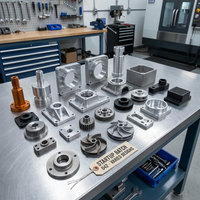 Servicio de Mecanizado CNC Personalizado con Brochado para Prototipos Rápidos, Piezas Mecanizadas de Aluminio de Precisión para Pequeños Volúmenes para Startups