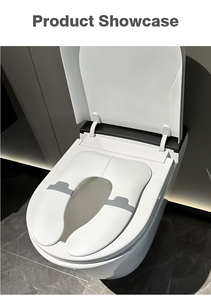Couvre-siège de toilette pour bébé en PP+TPE sans BPA, pliable, portable, antidérapant, anti-pincement, ergonomique, universel, facile à nettoyer - Product Image 6