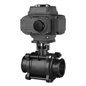 Vanne à bille électrique COVNA DN40 1,5 pouce 3 pièces 1000 WOG 12V DC en acier inoxydable 316, actionneur de vanne à bille, vanne à bille motorisée - Product Image 3