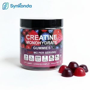 Gummies de créatine monohydrate OEM, gummies pré-entraînement, complément pour développer les muscles, améliore la croissance musculaire, boost d'énergie, L-Taurine - Product Image 1