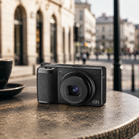 Fotocamera Digitale Compatta Usata GR III ad Alta Risoluzione per Fotografia di Strada, Attrezzatura con Obiettivo Fisso, Videocamera Portatile per Professionisti