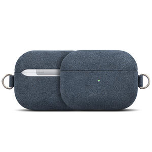 Housses de casque à la mode personnalisées en cuir Alcantara faites à la main pour <span class=keywords><strong>AirPods</strong></span> Pro 2 3 4 générations - Product Image 1