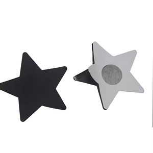 Hot Sale Star <strong>Shape</strong> Leopard Print Breast Patch Fashion Design Breathable Adhesive Disposable <strong>Nipple</strong> Patch Satin Hershe Brand - Product Image 3