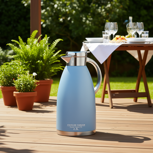 Thermos en acier inoxydable Vanam 2,3 L, isolation thermique en acier inoxydable, vaisselle de voyage - Product Image 2