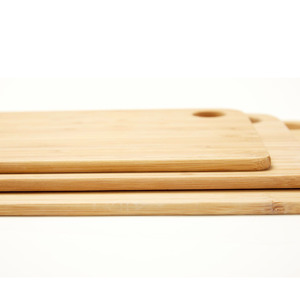 Bamboo Cutting Board Rectangle With Handle For Kitchen Use 3 Sizes Set - Product Image 4