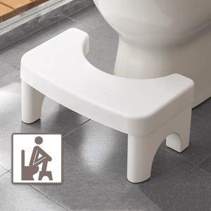Chaise de toilette pliable antidérapante pour personnes âgées avec marchepied et siège à roulettes pour WC - Product Image 1