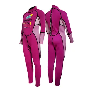 OEM Tùy Chỉnh Một Mảnh Bộ Lặn Phù Hợp Với Lướt Sóng Wetsuit Trẻ Em 3Mm Neoprene Ướt Phù Hợp Với Cho Cô Gái Chàng Trai Trẻ Em