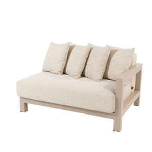 Meubles de patio en métal imperméable en aluminium Ensembles de <span class=keywords><strong>salon</strong></span> d'extérieur Sièges sectionnels pour cour Canapé d'<span class=keywords><strong>angle</strong></span> de <span class=keywords><strong>jardin</strong></span> en <span class=keywords><strong>bois</strong></span> de teck moderne - Product Image 3