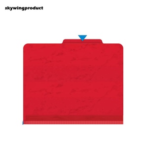 Skywingproduct đỏ 20 điểm pressboard bao gồm 2 "Công suất ngoại quan 2 ngăn và 6 fastenersr phân loại giấy tập tin thư mục - Product Image 4