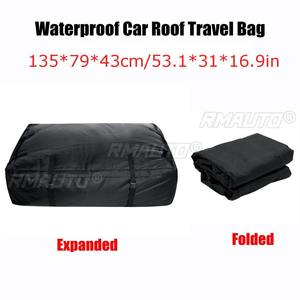 Sac de voyage pour bagages 135x79x43cm, sac de toit de voiture, porte-bagages de toit, barre transversale latérale, pochette de voyage étanche - Product Image 3