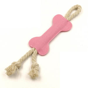 Jouet <span class=keywords><strong>à</strong></span> mâcher en corde nouée pour <span class=keywords><strong>chien</strong></span>, durable, écologique, coloré, en forme d'os <span class=keywords><strong>à</strong></span> mâcher pour les dents, résistant <span class=keywords><strong>à</strong></span> l'usure, pour l'entraînement des chiens, vente en gros - Product Image 4