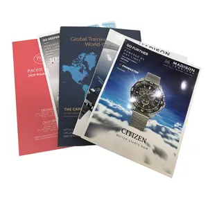 Perfect Binding Softcover Magazine Printing Factory Price Coated Paper Promotional Brochures For Advertising