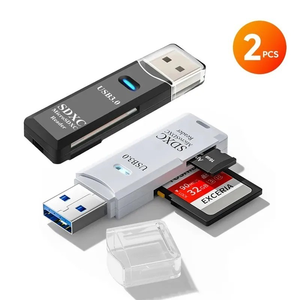 USB 3.0 SDHC TF อะแดปเตอร์หน่วยควา<span class=keywords><strong>ม</strong></span>จำสำหรับพีซีแล็ปท็อปกล้องมาก - Product Image 5