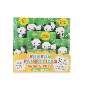 Panda carino Mini Snack Bento Food Lunch Box Set di più stili con bastoncino di frutta usa e getta forchetta stuzzicadenti bambini bambini - Product Image 2