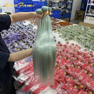 Guangzhou fábrica de pelo nueva estrella más barato pelo brasileño a granel Pixie inflable importación cabello humano Ultra visón pelo sin procesar