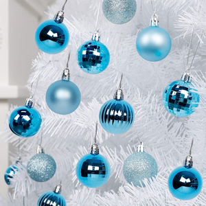 40Mm 1.57Inch 34-Mảnh Chất Lượng Cao Thân Thiện Với Môi Trường Shatterproof Nhựa Giáng Sinh Bóng Đồ Trang Trí Thiết Lập Cho <span class=keywords><strong>Xmas</strong></span> <span class=keywords><strong>Tree</strong></span> - Product Image 6