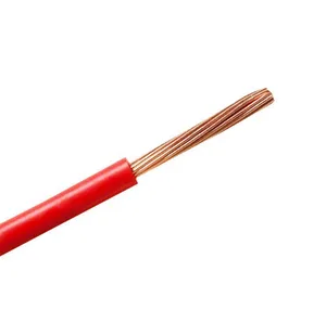 Hot 1.5mm 2.5mm 4mm 6mm 10mm 16mm 25mm single core copper pvc BV BVR electrical cable wire for house wiring construction